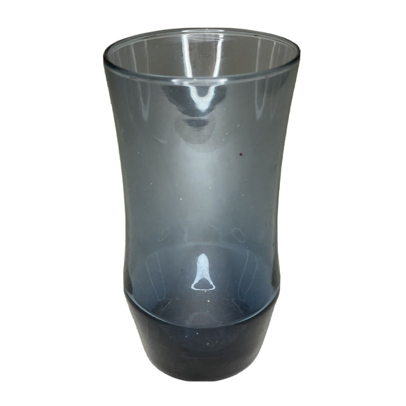Libbey Apollo Blue vtg glass 13 Oz Flat Tumbler replacement limited ed 5.5 in - Picture 1 of 9